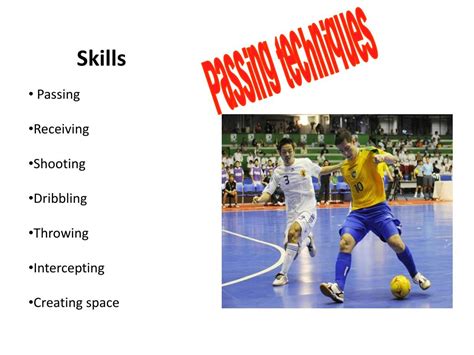 basic skills in futsal ppt