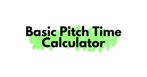 Basic Time Calculator