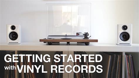 basic vinyl record audio system