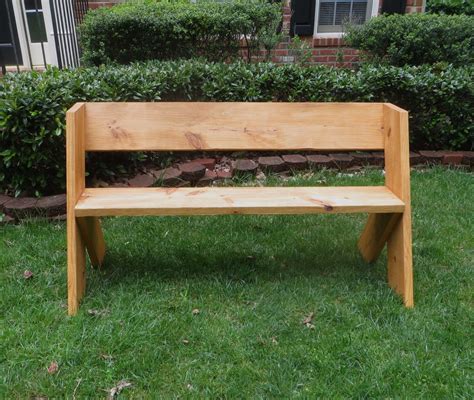 Basic Wooden Bench Design