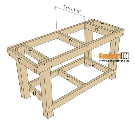 basic workbench plans free