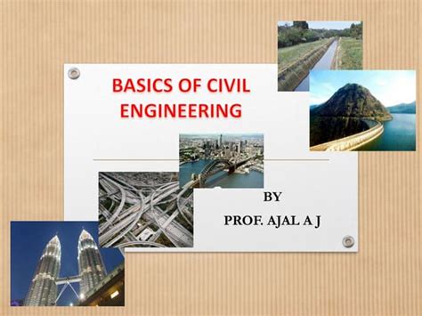 basics of civil engineering ppt