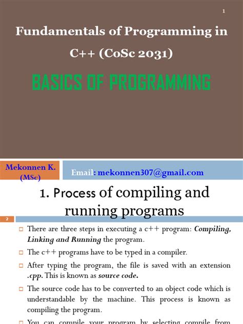 basics of computer programming pdf notes