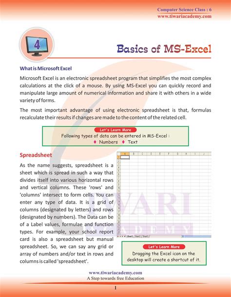 basics of computer science ms word excel powerpoint
