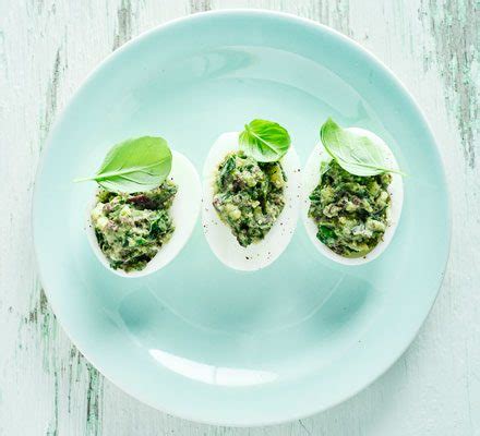 Basil And Olive Eggs