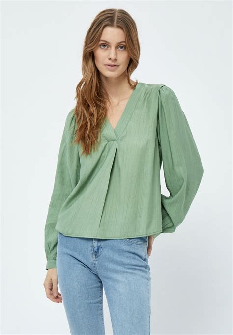 Basil Green Blouse