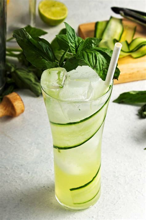 Basil Infused Cocktail