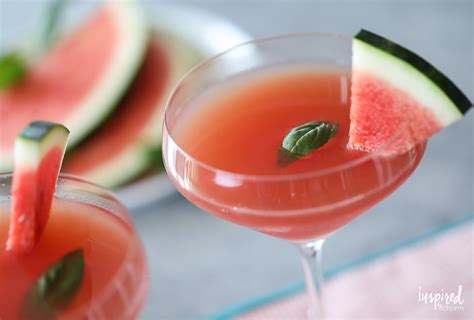 Basil Watermelon Martini