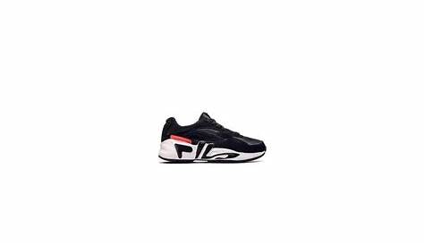 Fila 94 Low noire et blanche Chaussures Baskets homme