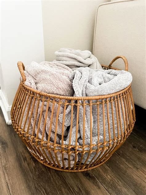 Basket Blanket Holder