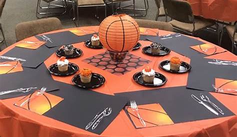 Basketball Banquet Table Decoration Ideas Pin On Soccer