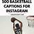 basketball captions for instagram