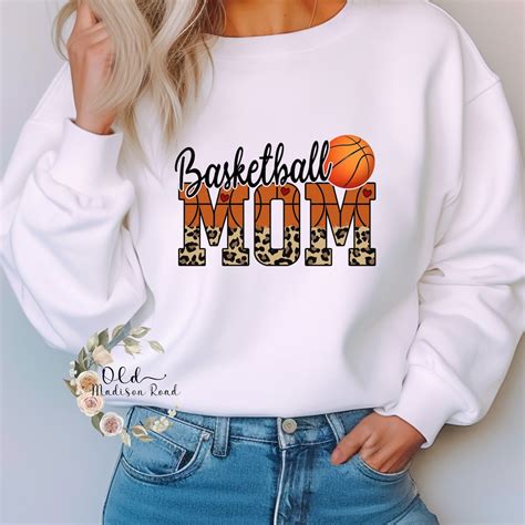 Basketball Mom Sweatshirt Basketball Mom Hoodie Basketball Etsy