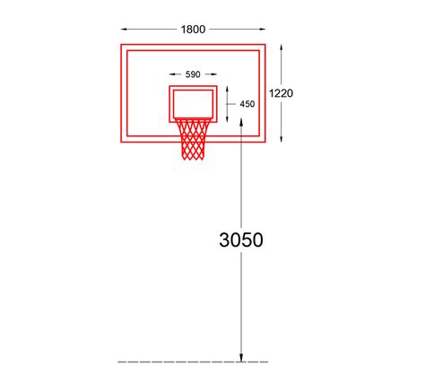 Basketball Post Size