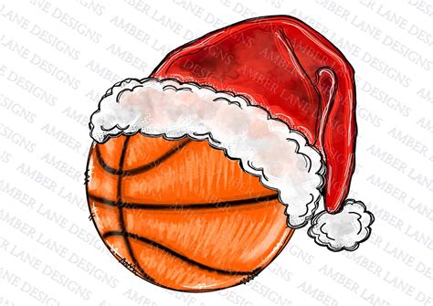 Basketball Santa Hat