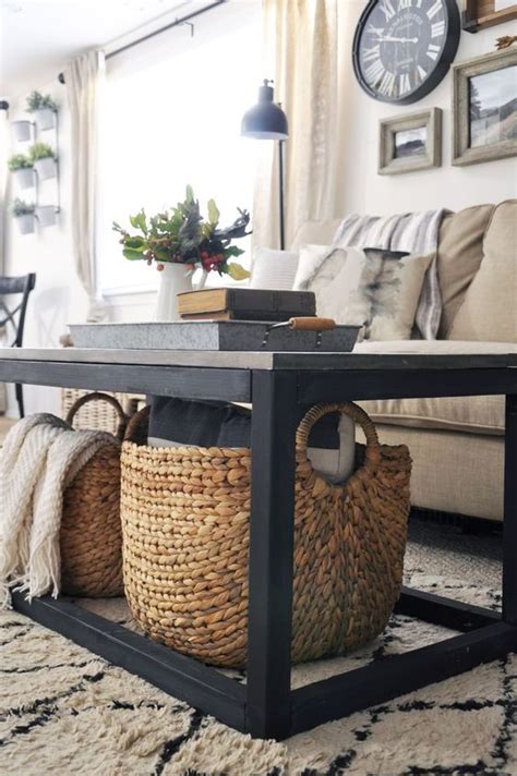 Baskets For Under Coffee Tables