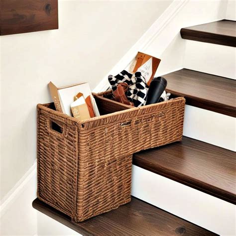 Baskets On Stairs