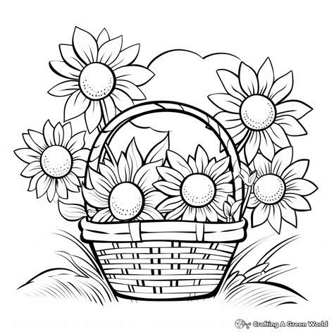 Baskets To Color