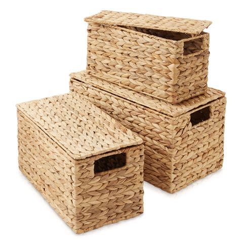 Baskets With Lids On