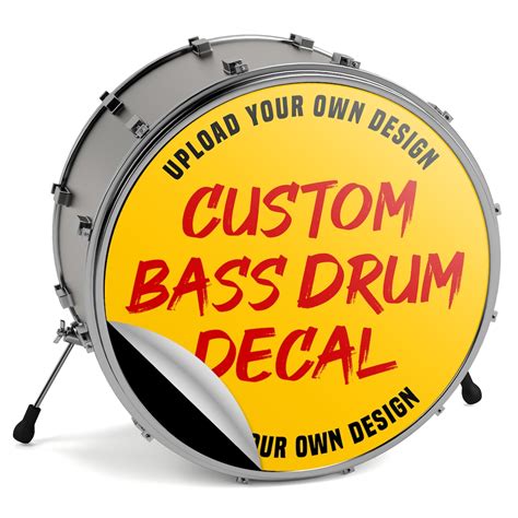 Bass Drum Head Decals