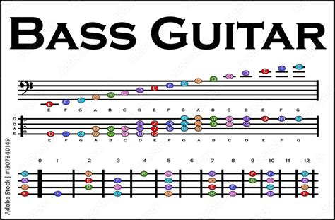 Bass Scale Music Notation