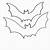 bat outline template