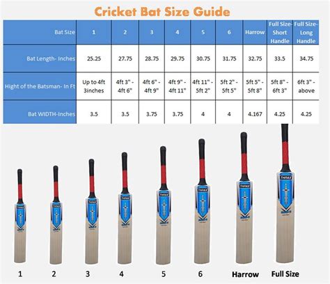 Bat Cricket Bat Size