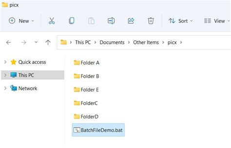 Bat File Move File To Folder