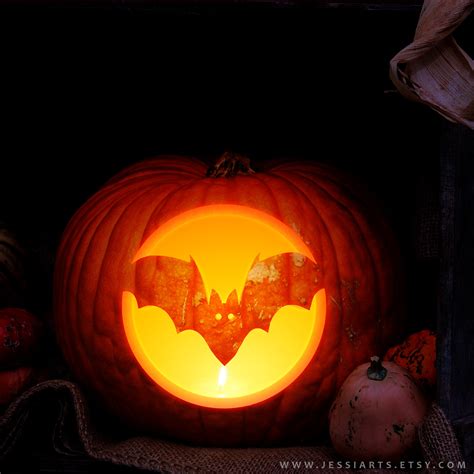 Bat Jack O Lantern