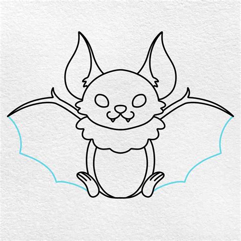 bat legs drawing