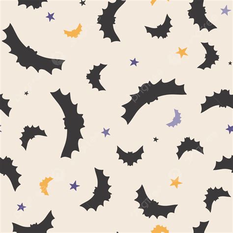 Discover the Eerie Beauty of the Bat Pattern Background - Perfect for Halloween-themed Designs!