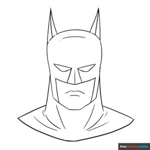 Batamn Free Coloring Page