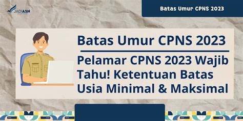 batas usia cpns 2023