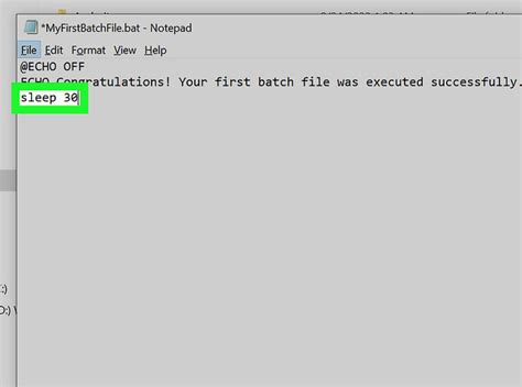 batch file command to pause for 5 seconds