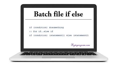 batch file if else statement multiple commands