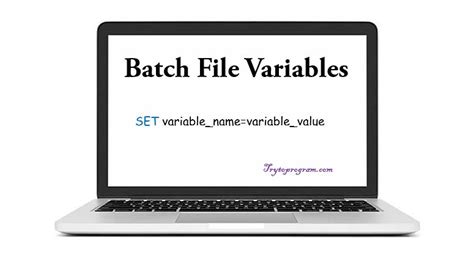 batch file set variable string