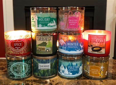 bath and body works 2023 christmas candles