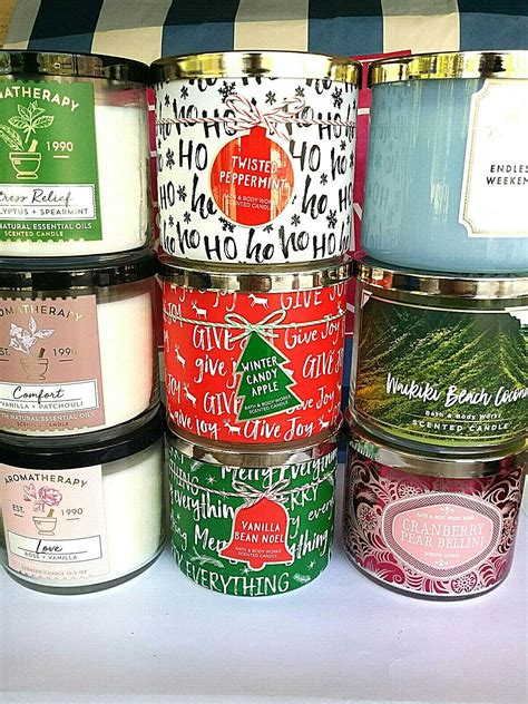 bath and body works 3 wick candle sale
