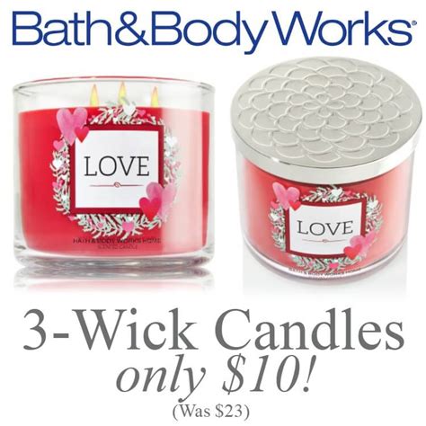 bath and body works 3 wick candles $10