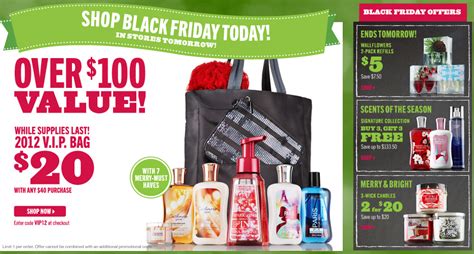 bath and body works black friday specials