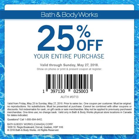 bath and body works canada coupons online