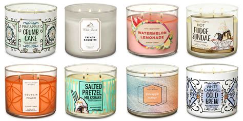 bath and body works candle set