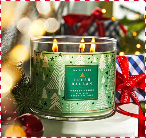 bath and body works christmas candle scents