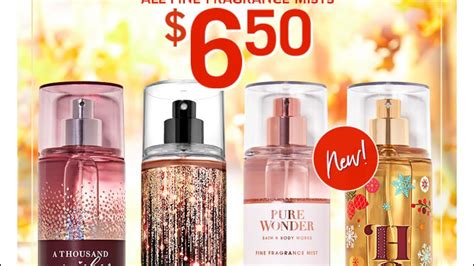 bath and body works daily specials