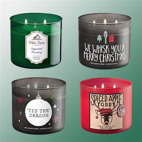 bath and body works holiday candles 2017