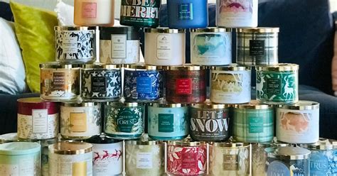 bath and body works holiday candles 2022