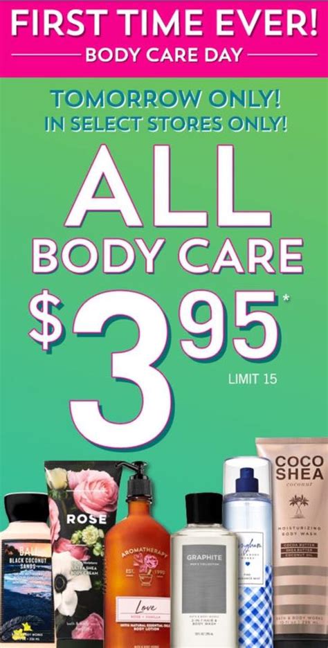 bath and body works one day sale