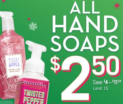 bath and body works sale on hand soap