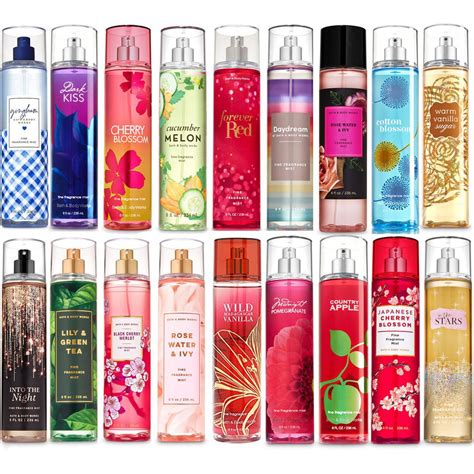 bath and body works scents