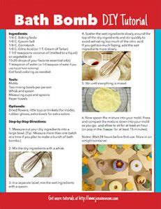 Bath Bomb Mix Instructions